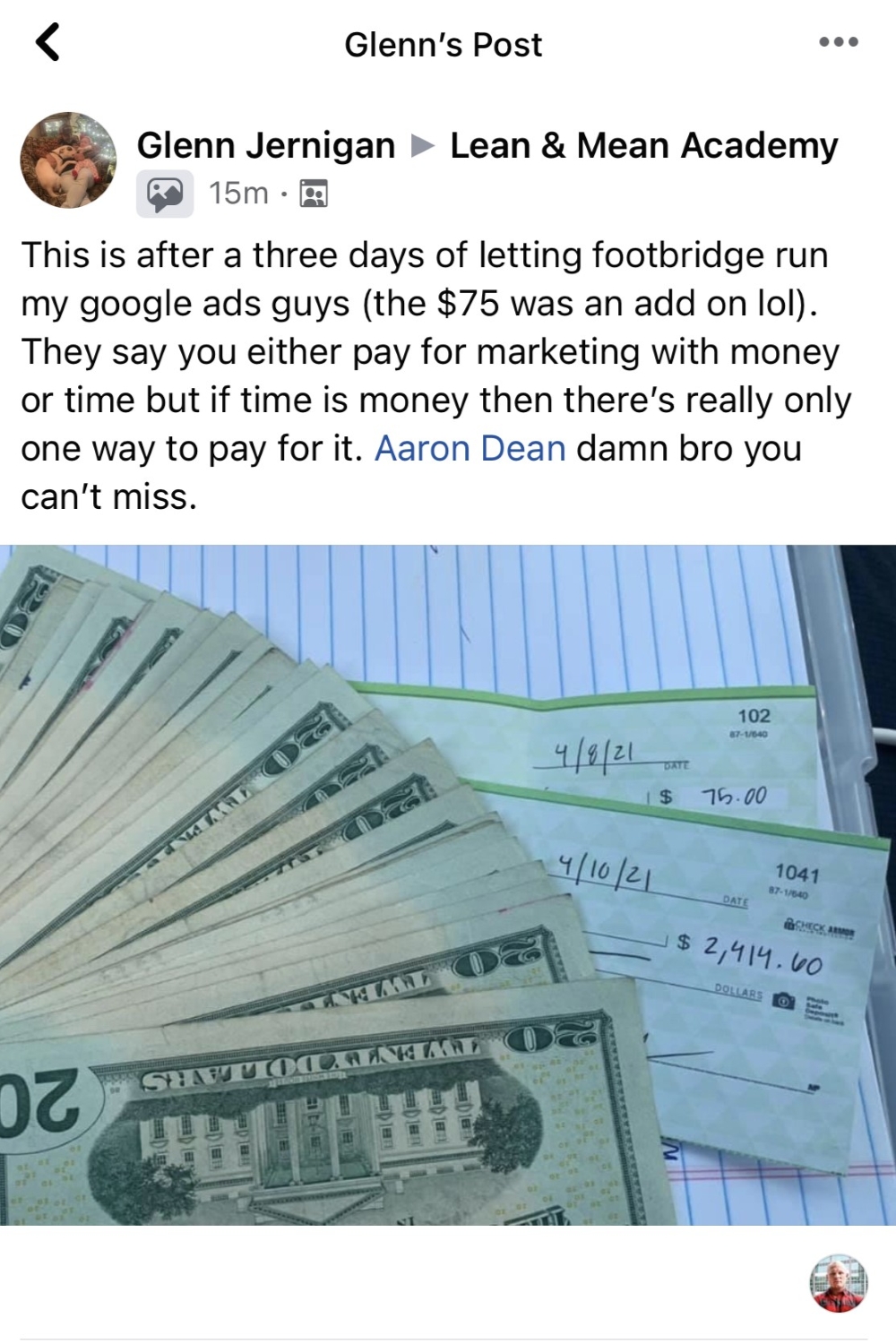Facebook review google ads agency