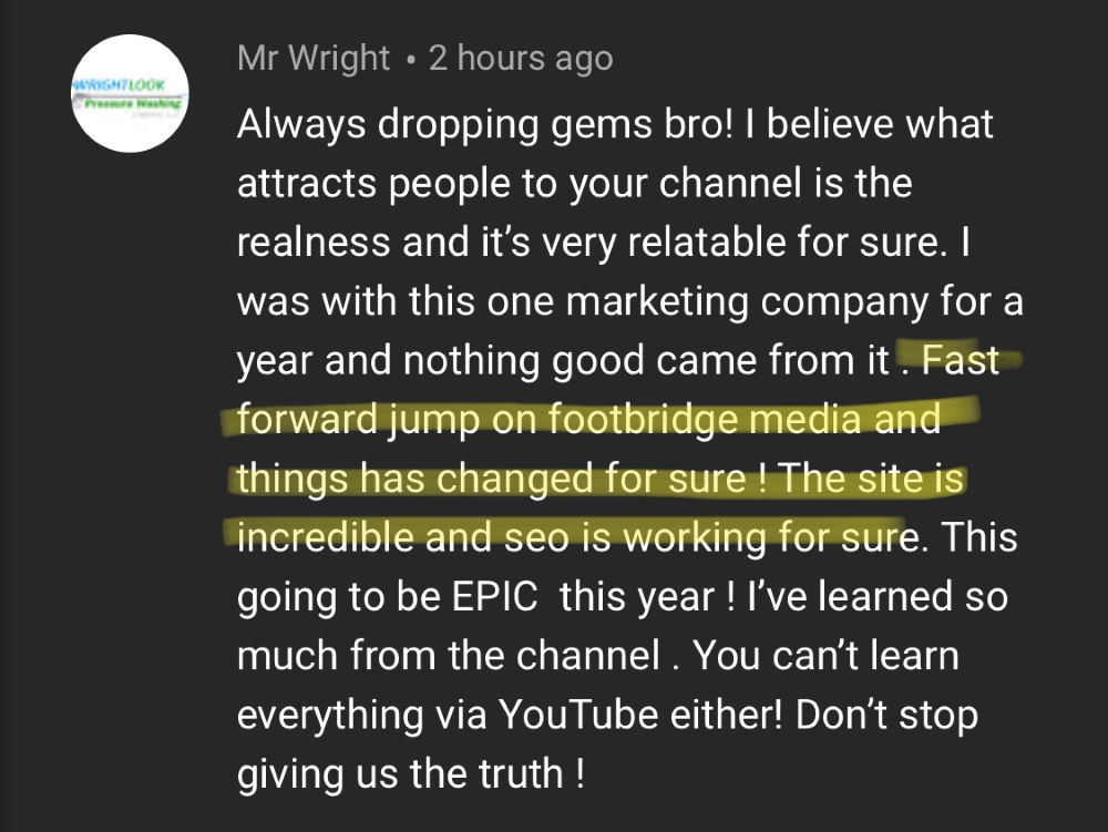 Google review local online marketing company