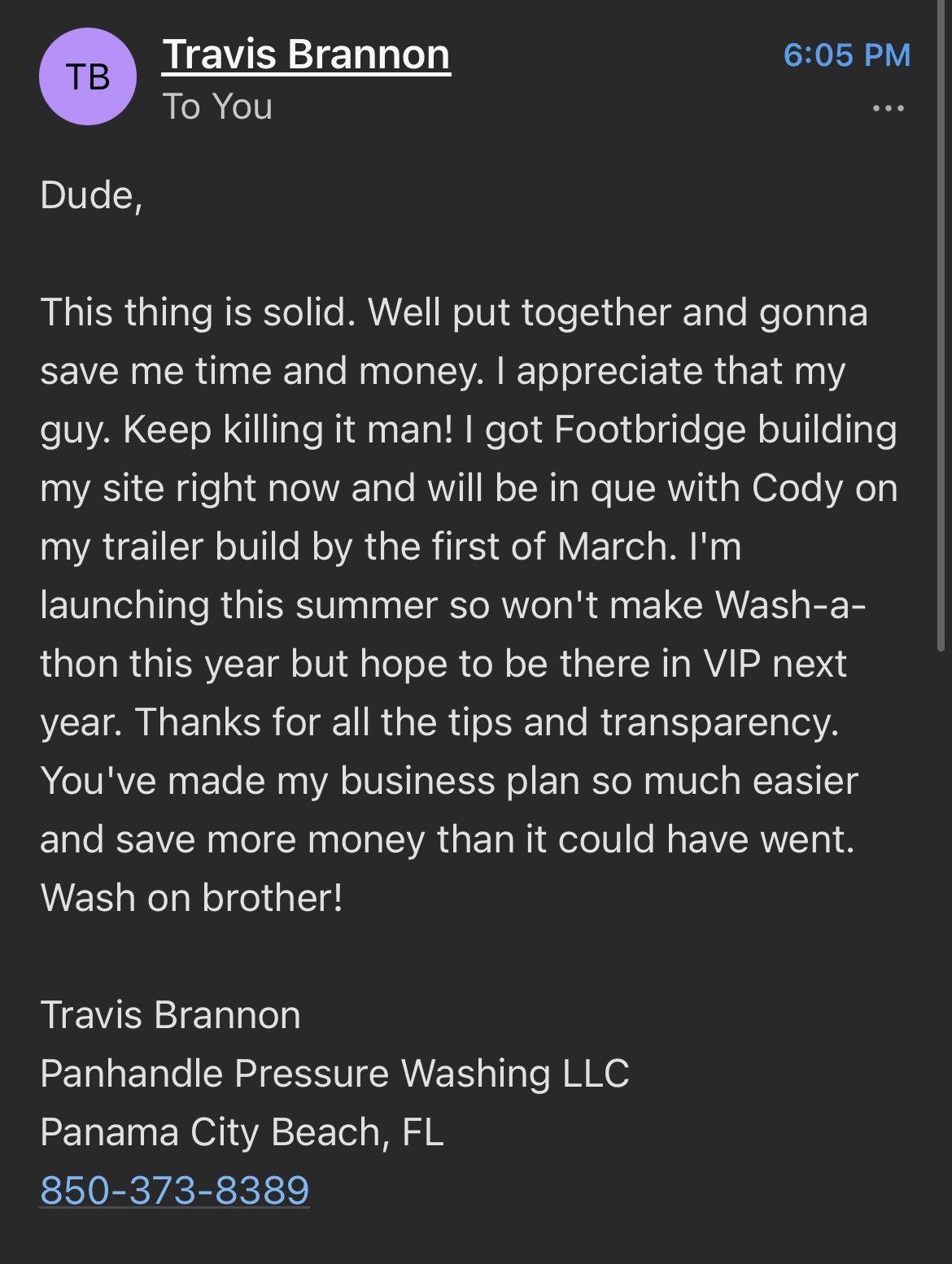 Local seo agency client testimonial