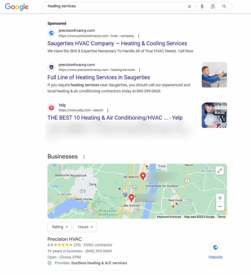 Managed Google Ads for contractors