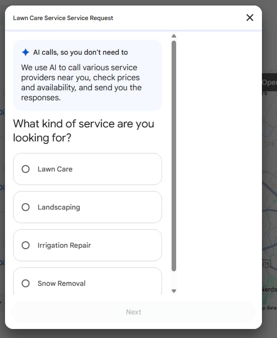 What kind of desired service