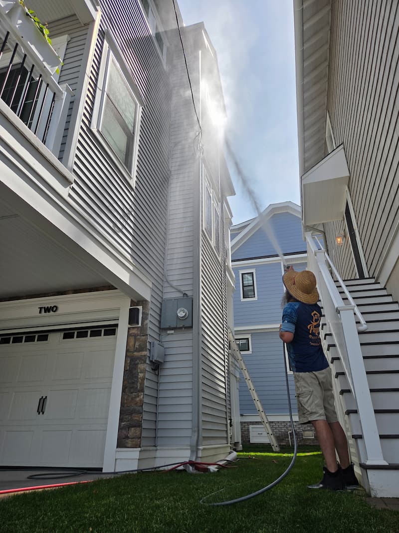 Payne's Pressure Washing at work