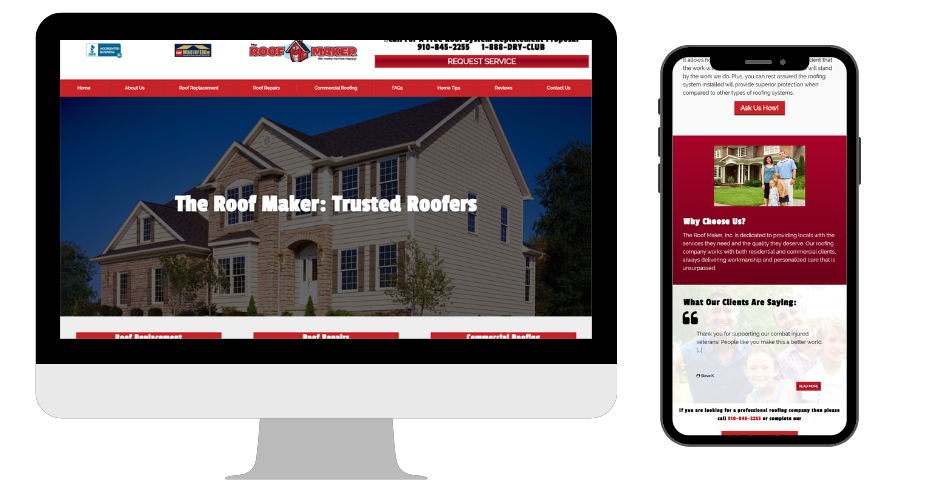 Roofing Website Design Agency